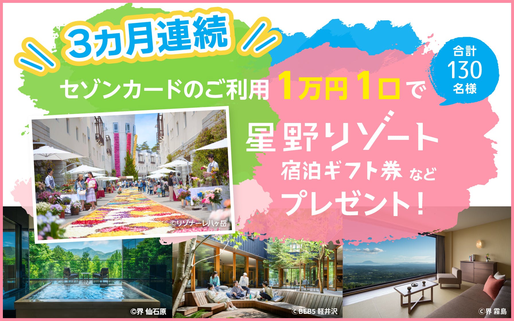 ファミリー応援キャンペーン!星野リゾート宿泊ギフト券プレゼント