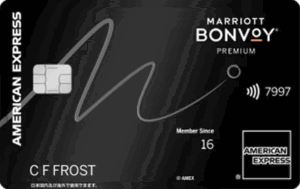 Marriott Bonvoyアメックスプレミアムカードの券面