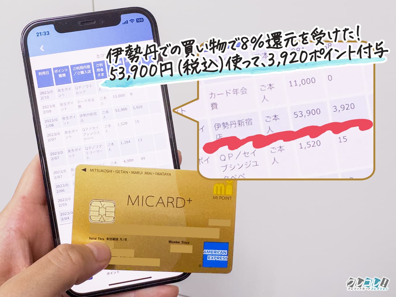 8%のポイント還元