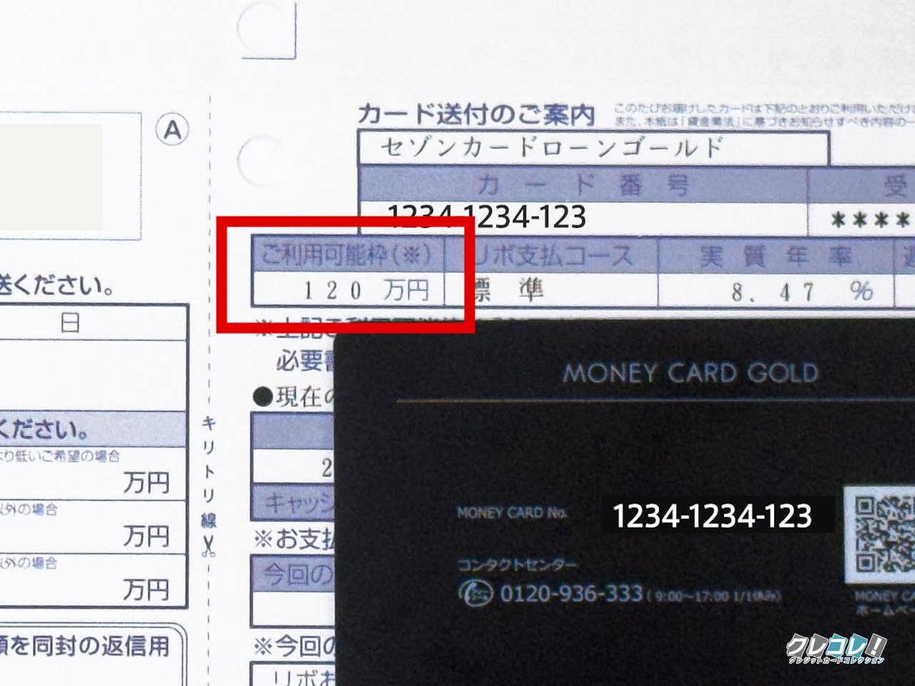 マネーカードゴールドの利用可能枠