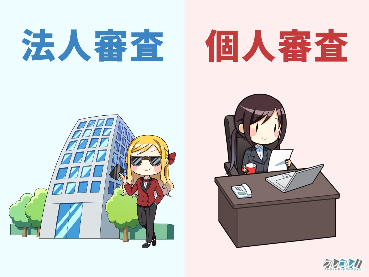 法人カードの審査には2種類ある