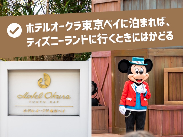 ディズニーランドに行くときにはかどる