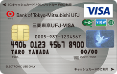 スーパーICカード Suica 「三菱東京ＵＦＪ-VISA」