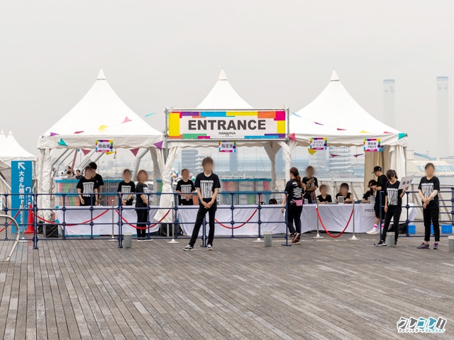 AMEX協賛イベント横浜花火大会HANAVIVA2019 エントランス