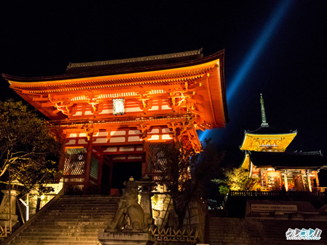 京都・清水寺の夜間特別拝観