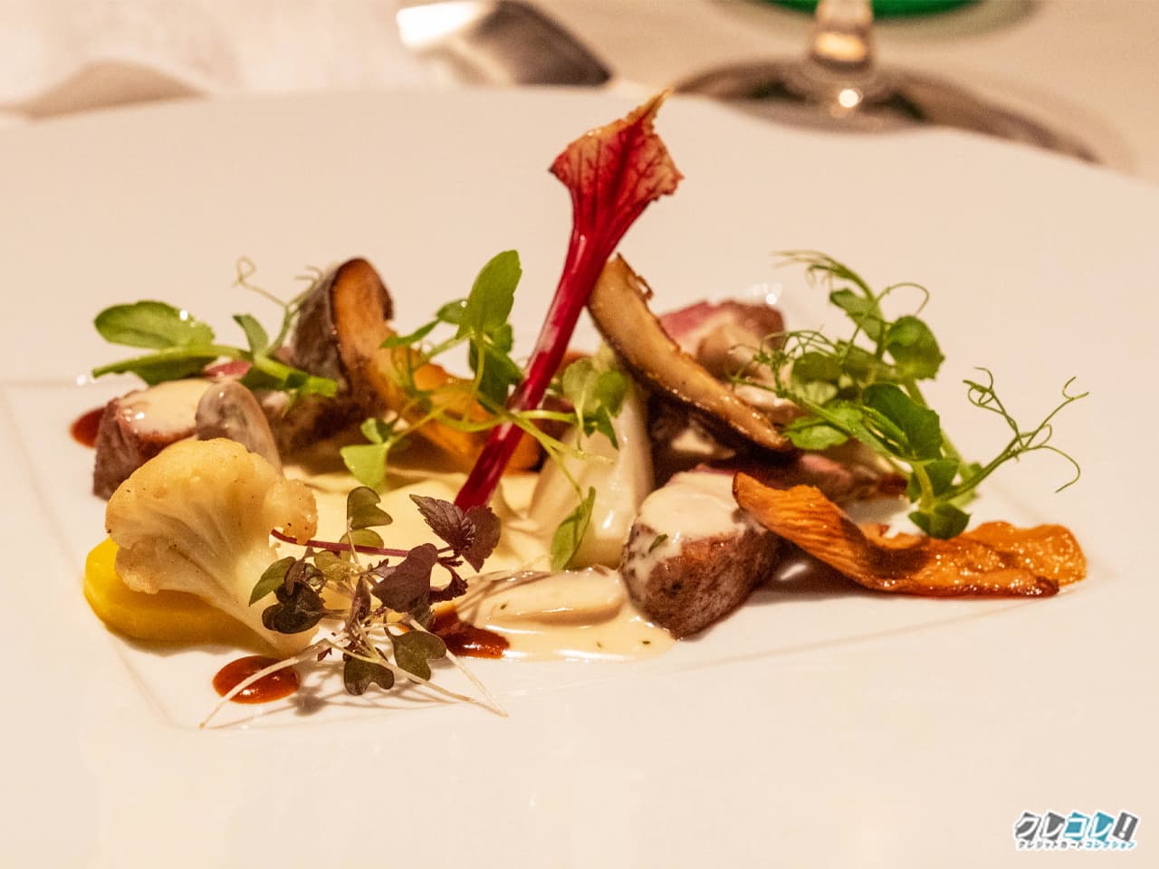 国産牛ロースステーキ 秋の温野菜 シャンピニオンソースとマデラソース ~多くのお客様から支持された秀逸のソース~