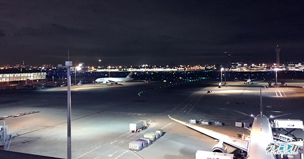 羽田空港から見る夜景