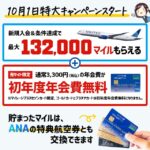 マイレージプラスセゾンカードの初年度無料と132000マイルの入会キャンペーンと申込方法の解説